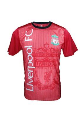 NWT Men Liverpool Officially Licensed Soccer Poly Shirt Jersey Size S